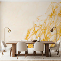 Golden Vein Marble Surface Wall Mural