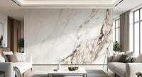 Calacatta White Stone Texture Wall Mural