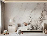 Calacatta White Stone Texture Wall Mural