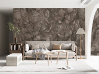 Rustic Earthy Stone Slab Wall Mural