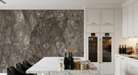 Polished Earthy Brown Stone Texture Wall Mural