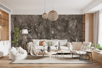 Organic Earth Tones Marble Texture Wall Mural