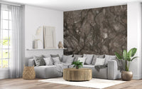 Organic Earth Tones Marble Texture Wall Mural
