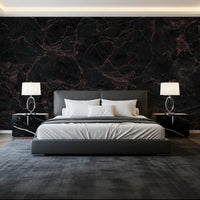 Midnight Stone Texture Wall Mural