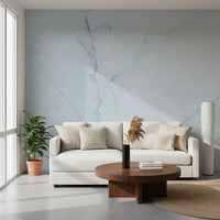 Cool Pale Marble Vein Wall Mural