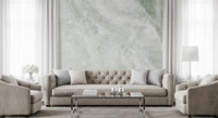 Sage Green Marble Vein Wall Mural