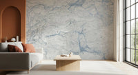 Cool Azure Stone Texture Wall Mural