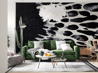 Ink Blot Abstract Wall Mural