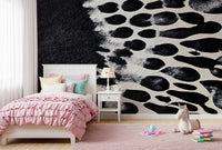 Ink Blot Abstract Wall Mural