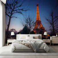 Architectural Twilight Parkscape Wall Mural