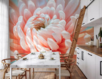 Coral Bloom Macro Detail Wall Mural