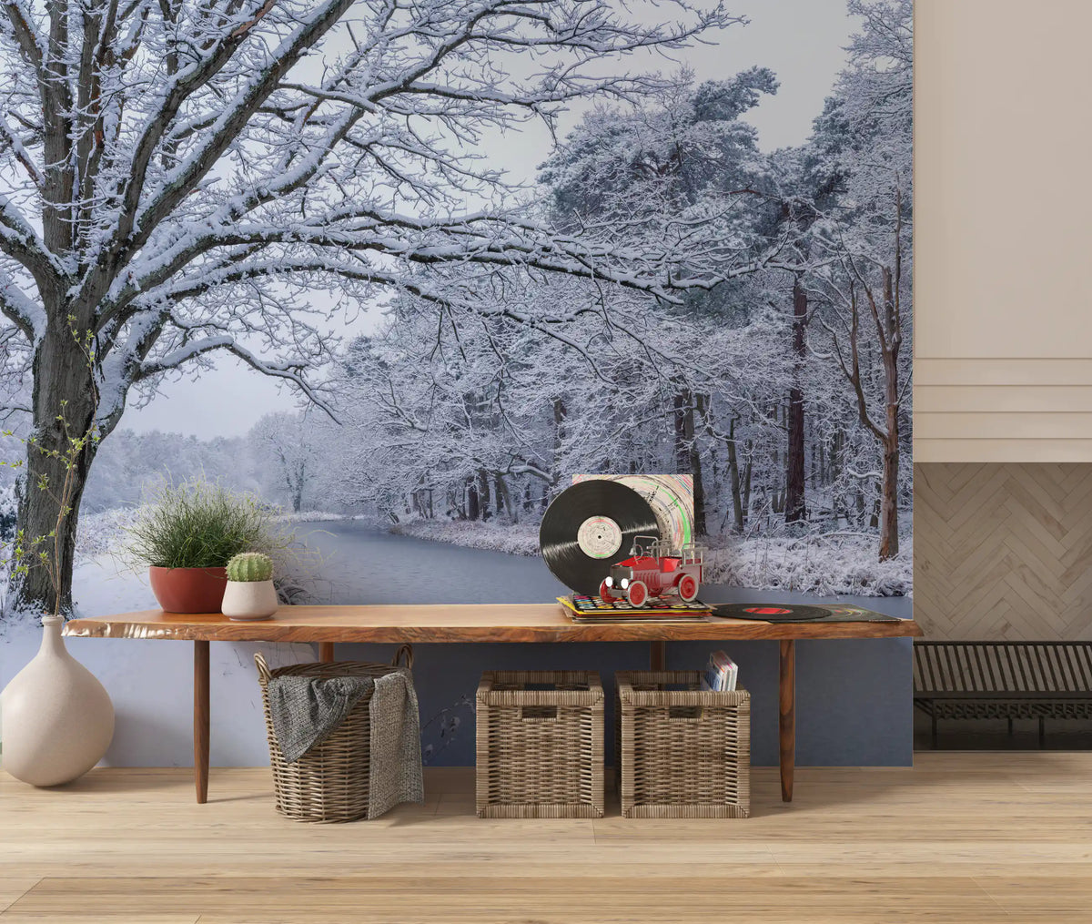 Snowy River Path Wall Mural