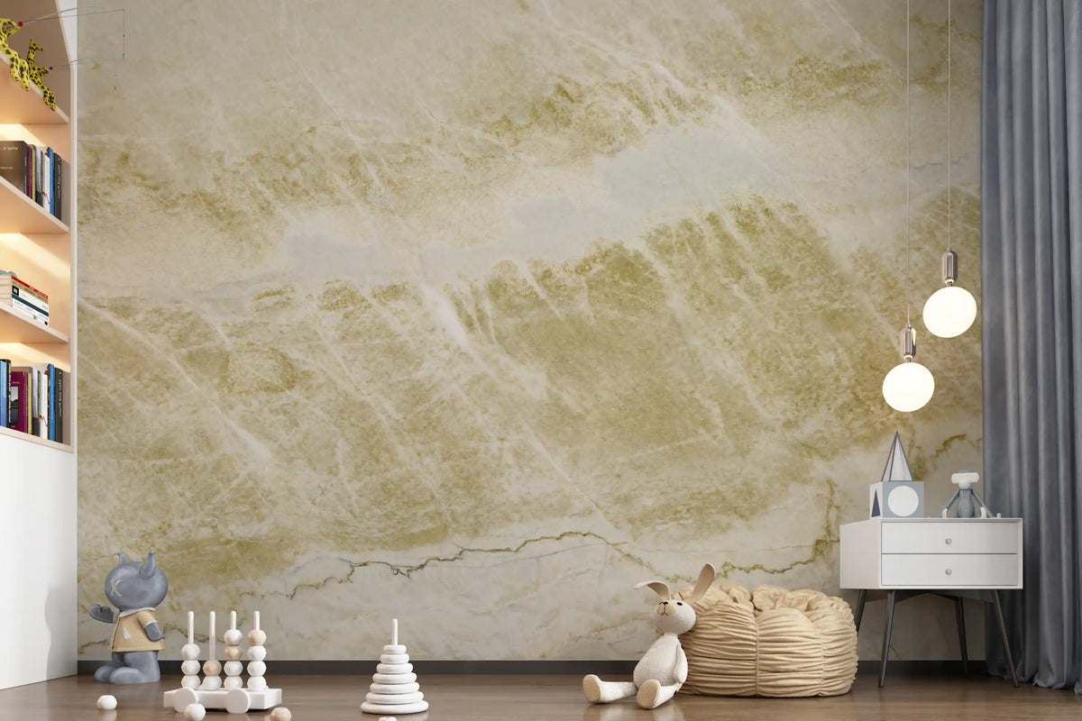 Golden Sand Marble Texture Wall Mural