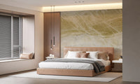 Golden Vein Natural Stone Texture Wall Mural