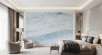 Azure Marble Vein Slab Wall Mural