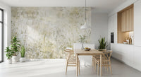 Botanical Damask Wildflower Meadow Wall Mural Wall Mural Wall Mural