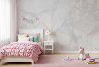 Minimalist Pale Marble Stone Wall Mural