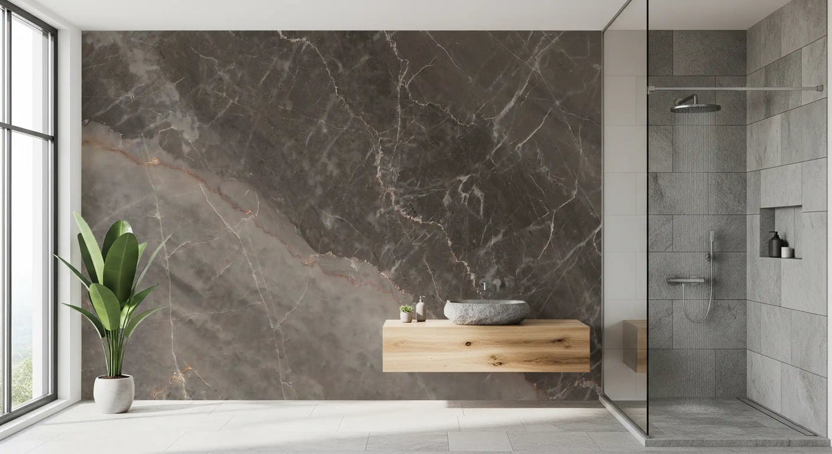 Stormy Earth Marble Slab Wall Mural