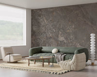 Smoky Grey Marble Texture Wall Mural