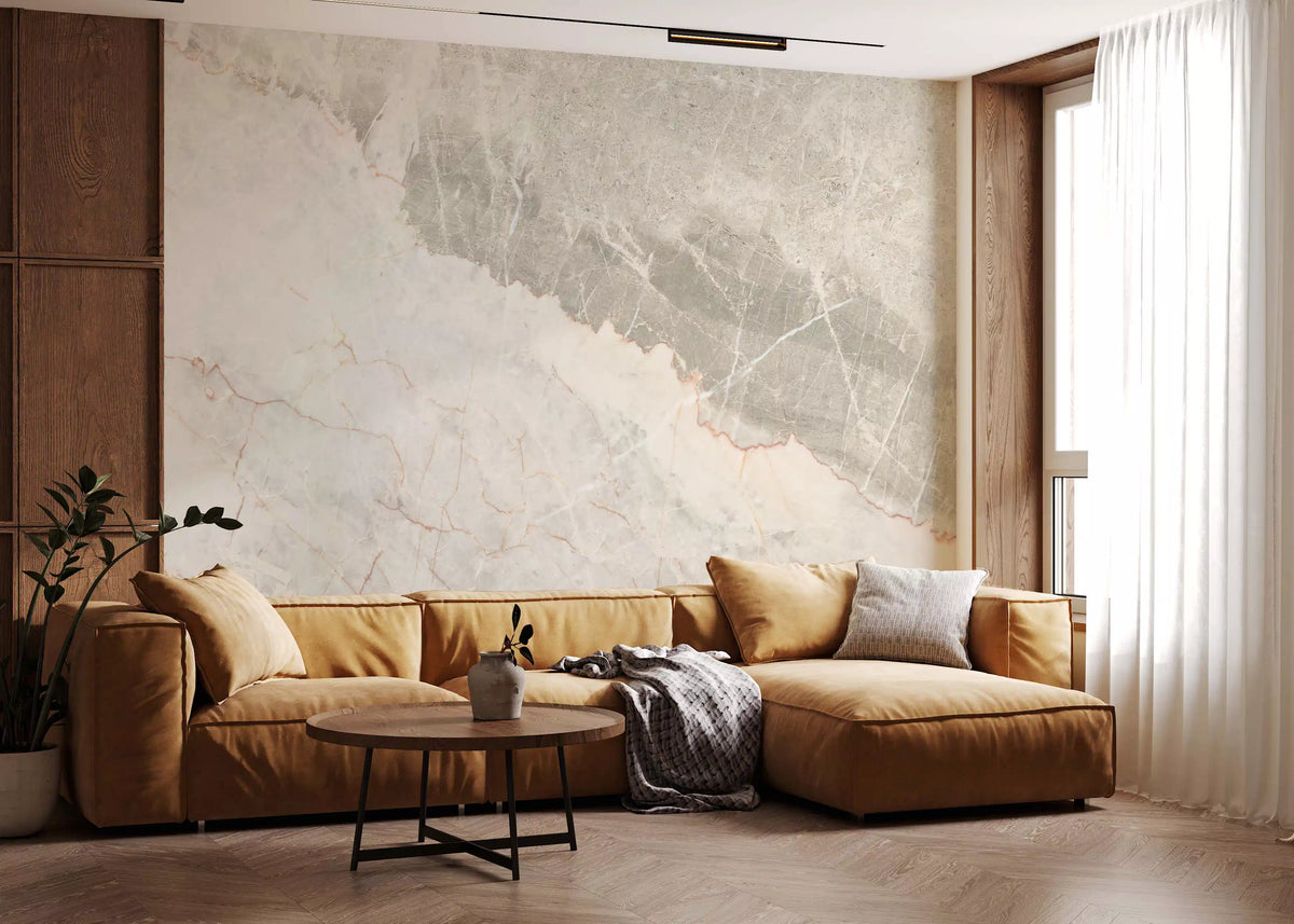 Natural Stone Vein Composition Wall Mural