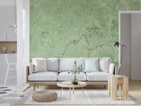 Sage Marble Vein Texture Wall Mural
