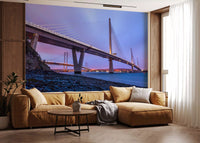 Forth Bridge Dusk Architecture Wall Mural