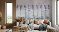 Minimalist Garden Herb Texture Wall Mural