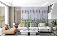 Minimalist Garden Herb Texture Wall Mural