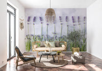 Minimalist Garden Herb Texture Wall Mural
