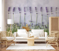 Minimalist Garden Herb Texture Wall Mural