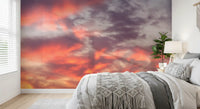 Abstract Evening Glow Wall Mural