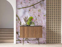 Avian Floral Sanctuary Wall Mural