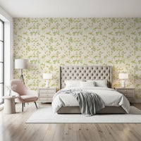 Soft Blush Petal Meadow Wallpaper⁠