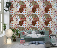 Nordic Noel Collage Wallpaper⁠
