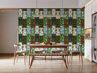 Pine Forest Mosaic Wallpaper⁠