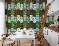 Pine Forest Mosaic Wallpaper⁠