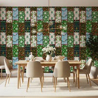 Pine Forest Mosaic Wallpaper⁠
