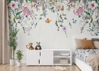 Rainbow Flowers Wall Decor
