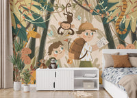Jungle Explorer Wall Art for Kids Room
