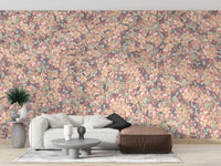 Multicolor Poesies Flowers Wallpaper Murals - Giffywalls