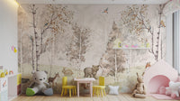 Magical Menagerie Woodland Mural - Giffywalls