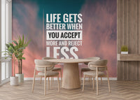 Inspirational Acceptance Quote Wall Mural - Giffywalls