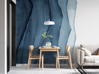 Watercolour Layers Wallpaper Mural - Giffywalls