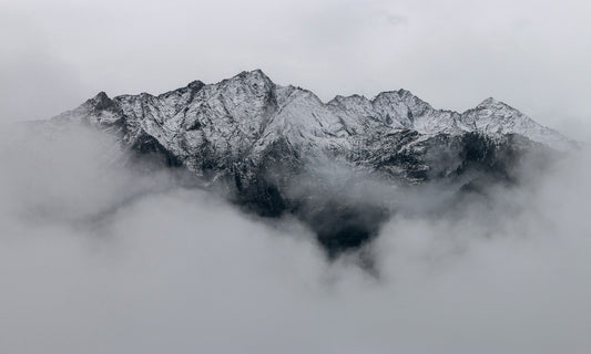 Foggy Mountain Wallpaper Mural