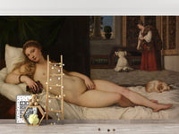 Titian's Venus wall mural with Renaissance elegance and detail.
