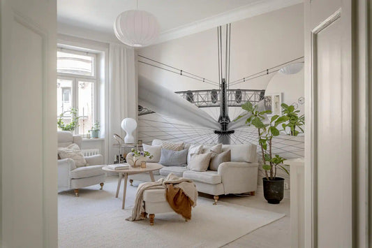 Architectural Steel Symmetry Wall Mural