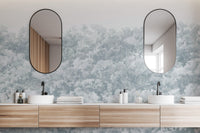 Blue Buttonwood Tree Mural