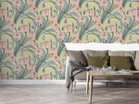 Spring Elegance wallpaper mural for a fresh, seasonal aesthetic.

