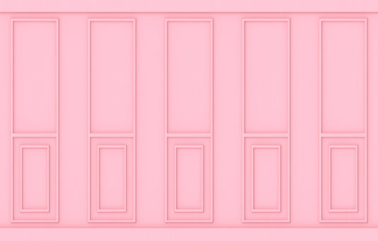 Soft Pink Wood Panel Wallpaper Mural