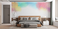 Vibrant Watercolour Splash Kids Wall Mural - Giffywalls